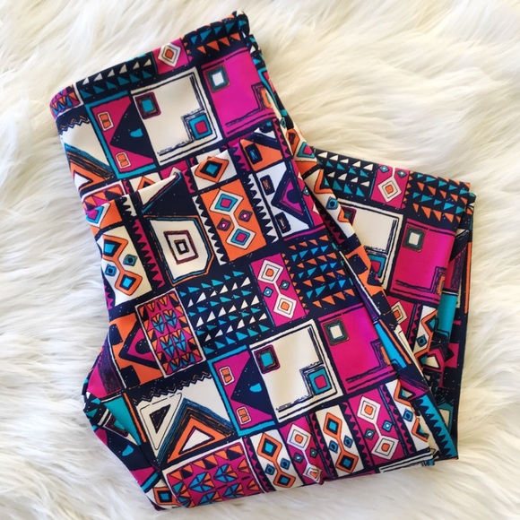 Onzie Pants - Onzie Tribal Geometric Pattern Leggings Tights S/M